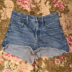 Madewell Blue Jean Shorts